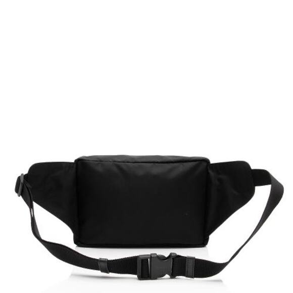 NWT Versace La Medusa Pallazo Black Nylon Fanny Pack Bum Belt Sling Bag $900 - Picture 5 of 13